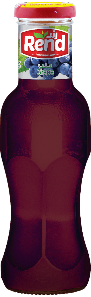   1رند عنب احمر زجاجي 24*300مل
