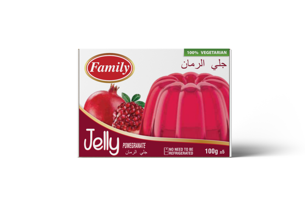  12جلي فاملي رمان 24*80غم
