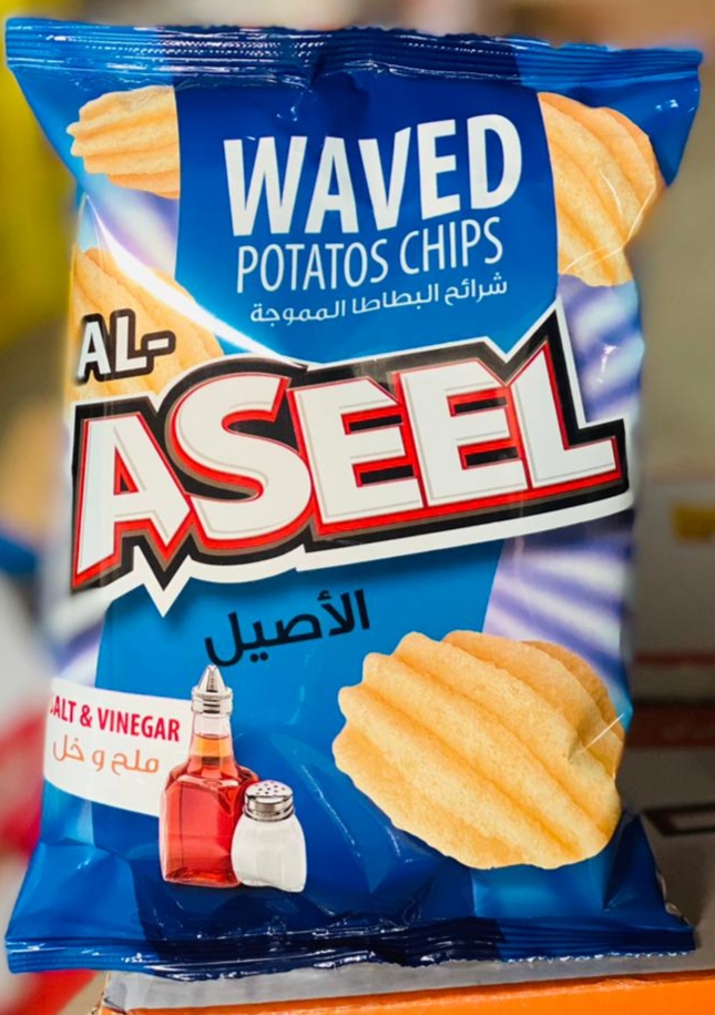 4 الاصيل شرائح خل وملح 48*29 غم
