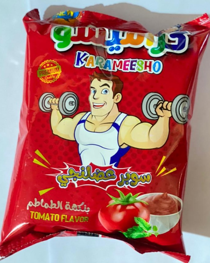   4شيبس كراميش ذرة كتشب60*18غم