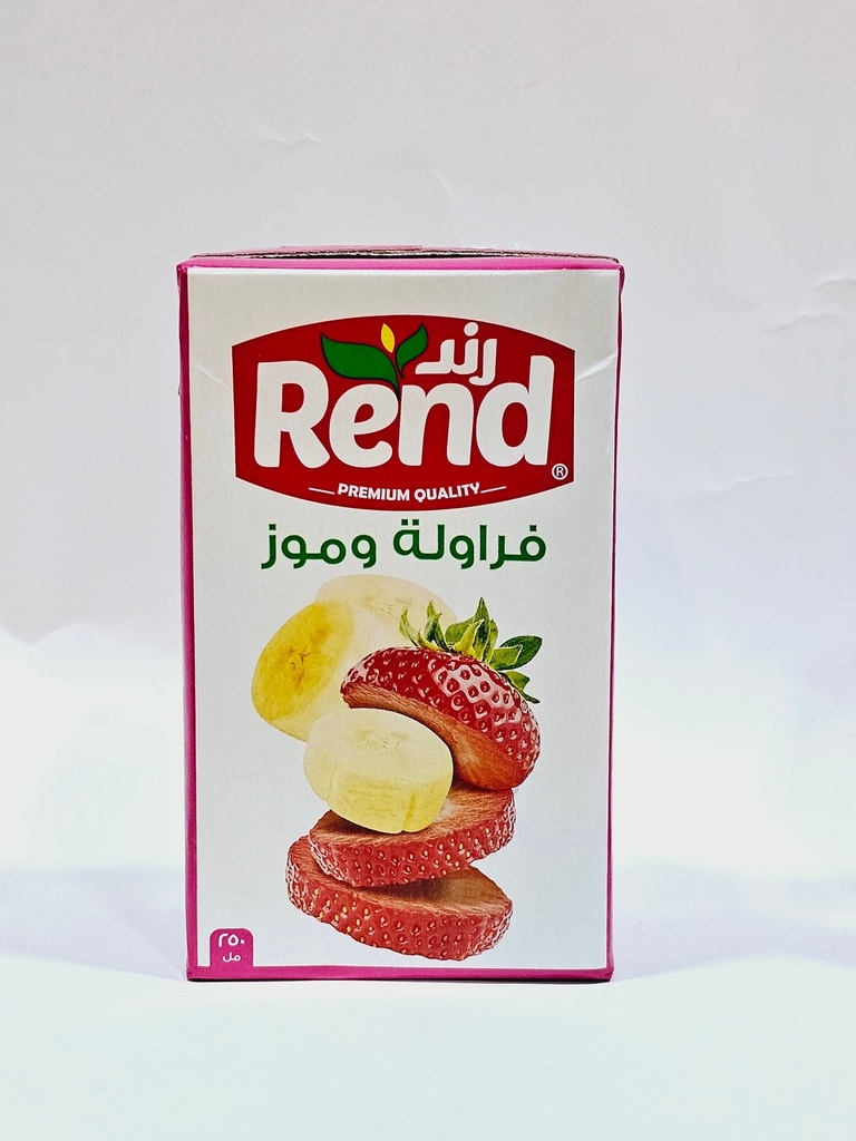 6رند فراولة وموز باكيت 24*250مل