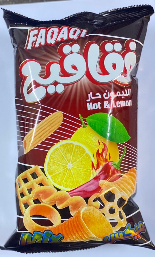 16فقاقيع ميكس ليمون وحار 40*40غم
