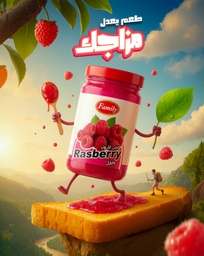 [6898] 65مربى توت فاملي12*360غم